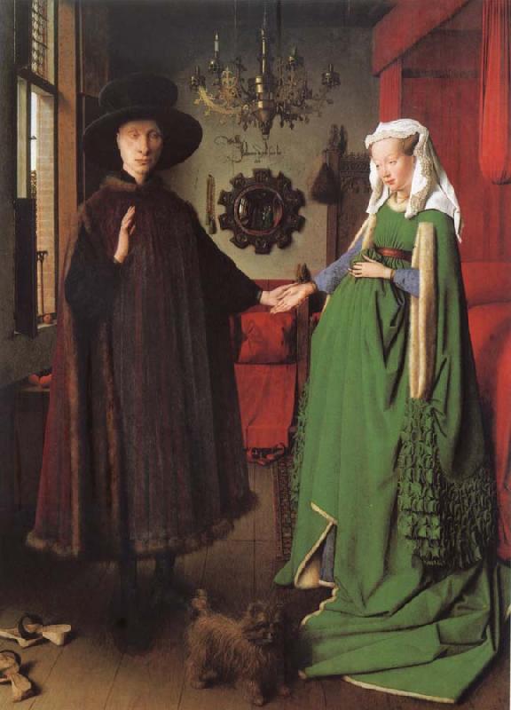 Jan Van Eyck Betrothal of the Arnolfinis oil painting image